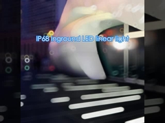 जलरोधक IP67 पथवे रैखिक सीढ़ी प्रकाश 1000 मिमी एलईडी रिसेस्ड ग्राउंड लाइट्स