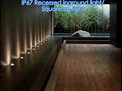 ड्राइववे लैंडस्केप पथ के लिए समायोज्य भूमिगत आउटडोर एलईडी फर्श लाइट