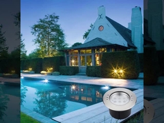 नई आगमन IP68 जलरोधक स्टेनलेस स्टील 316L पनडुब्बी पूल रोशनी 6W सफेद एलईडी के नीचे