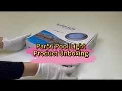 पीएआर 56 दीवार पर घुड़सवार पानी के नीचे दीपक IP68 रेटिंग पीसी शरीर स्विमिंग पूल के लिए