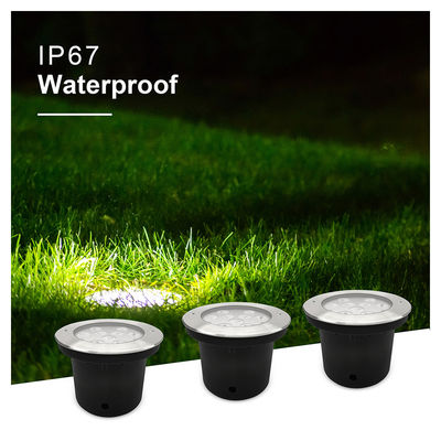 दफ़न एलईडी भूमिगत प्रकाश 12V DC24V 304 स्टेनलेस स्टील 2 साल की वारंटी के साथ