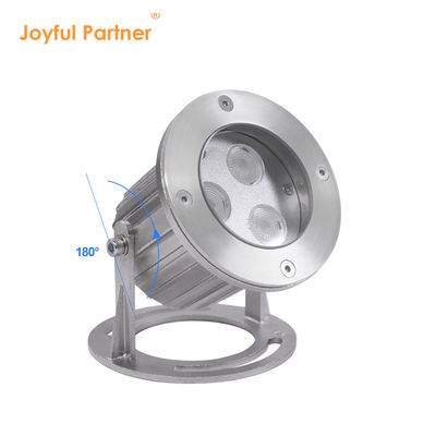 पनडुब्बी पानी के नीचे तालाब रोशनी स्टेनलेस स्टील 316L 3*2W IK दर 08 2 मीटर केबल