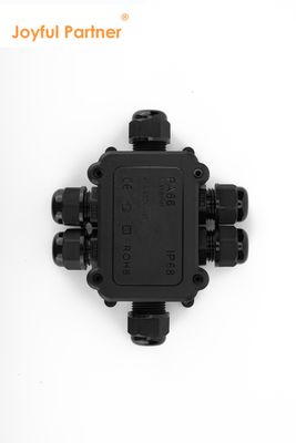 IP68 आउटडोर नायलॉन केबल इलेक्ट्रिकल वाटरप्रूफ जंक्शन बॉक्स 2/3/4/5/6वे कनेक्टर प्लास्टिक बॉक्स