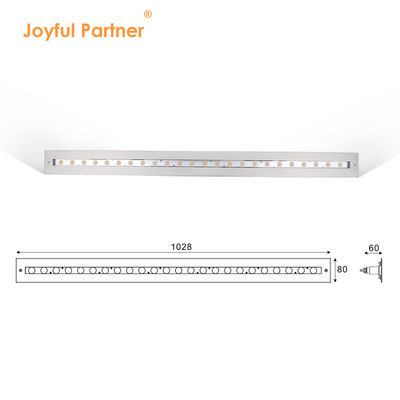 पानी के नीचे रैखिक पूल लैंप IP68 48W आरजीबी स्टेनलेस स्टील 316