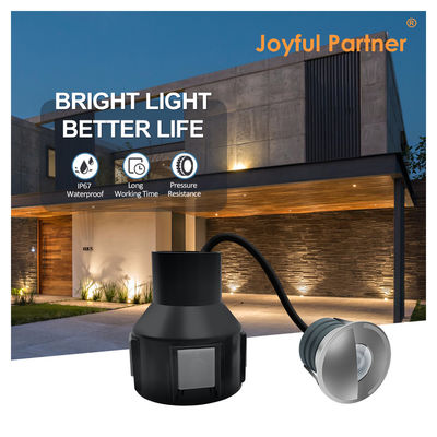 एलईडी भूमिगत रोशनी 1W 2W DC12/24V IP67 एल्यूमीनियम आवास स्टेनलेस स्टील फेस कवर राल से भरा