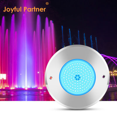 PAR56 एलईडी पूल लाइट DIA160MM*32MM 10W AC12V 316 स्टेनलेस स्टील सामग्री अंतर्निहित निरंतर धारा चालक