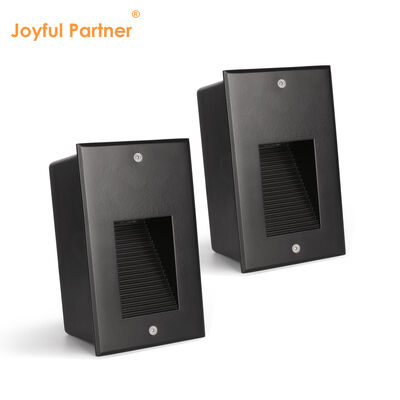 एलईडी रिसेस्ड आउटडोर वॉल लाइट 2W IP65 माउंट स्लीव Ra85 ऑप्टिकल लेंस AC100-240V के साथ