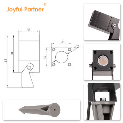 IP65 एलईडी गार्डन स्पॉट लाइट आउटडोर लॉन स्क्वायर एलईडी स्पाइक स्पॉटलाइट