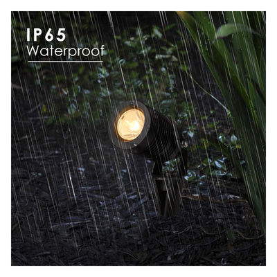 गर्म सफेद एलईडी उद्यान स्पॉट लाइट समायोज्य IP65 जलरोधक आउटडोर स्पॉट लैंप