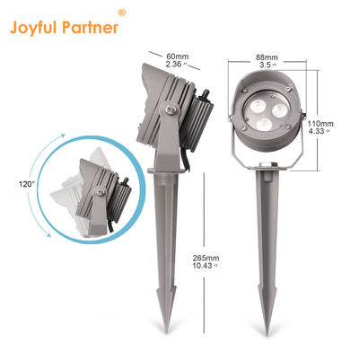 IP65 12V डीसी डिमिंग सजावटी एलईडी स्पॉटलाइट एल्यूमीनियम आउटडोर परिदृश्य दीपक