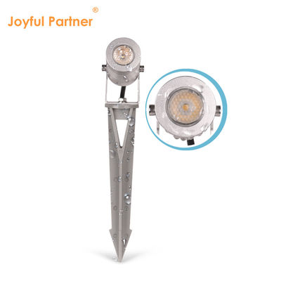 गर्म सफेद 3W आउटडोर स्पाइक स्पॉटलाइट्स IP65 एलईडी लैंडस्केप गार्डन यार्ड लाइट्स