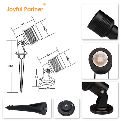 समायोज्य कोण उद्यान ऊपर नीचे प्रकाश 6W 10W वर्ग आउटडोर ग्राउंड लाइटिंग