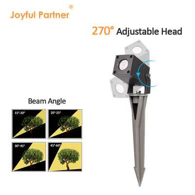 वाटरप्रूफ IP65 एलईडी लैंडस्केप स्पॉट लाइट्स आंगन पथवे आउटडोर स्पाइक गार्डन लाइट्स