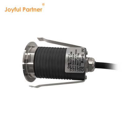 IP67 इनग्राउंड लाइट मिनी दफ़न लाइट्स 12V 24V वार्म व्हाइट DIA45MM फ्रॉस्टेड ग्लास बिना लेंस