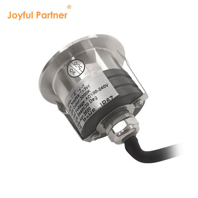 आउटडोर गार्डन मिनी इनग्राउंड लाइट हाई वोल्टेज 100-240V बाहरी ड्राइवर के साथ 1W 3W स्टेनलेस स्टील कवर