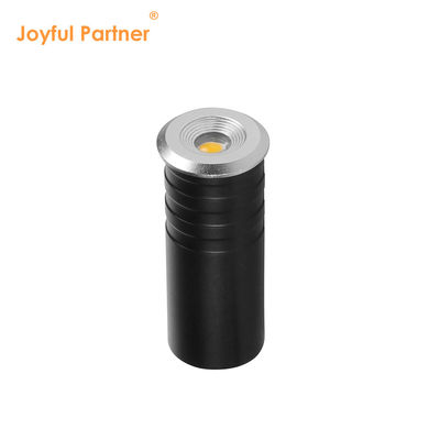 एलईडी सीढ़ी स्टेप लाइट मिनी IP67 1W CREE XPE एलईडी एकल रंग 316# एल्यूमीनियम बैक बॉक्स के साथ स्टेनलेस स्टील