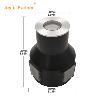 3W IP67 गार्डन लैंडस्केप सीढ़ी लाइट RGB3in1 एल्यूमीनियम आवास स्टेनलेस स्टील फ्रंट कवर दो साल की वारंटी के साथ