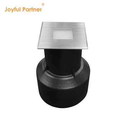 IP67 एलईडी इन-ग्राउंड लाइटिंग 1W 2W 3W रिसेस्ड अप लाइट्स स्क्वायर एसएस कवर