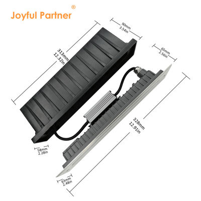 अंतर्निहित एलईडी भूमिगत प्रकाश 2700k - 6500k IP67 रैखिक दीवार धुलाई प्रकाश