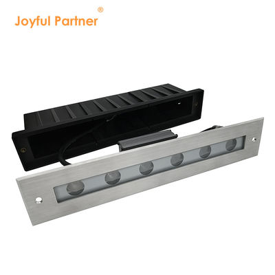 IP67 वाटरप्रूफ रैखिक इनग्राउंड लाइट एसएस कवर गर्म सफेद भूमिगत उद्यान रोशनी