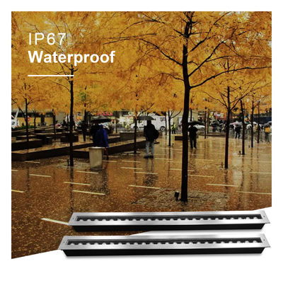 जलरोधक IP67 पथवे रैखिक सीढ़ी प्रकाश 1000 मिमी एलईडी रिसेस्ड ग्राउंड लाइट्स