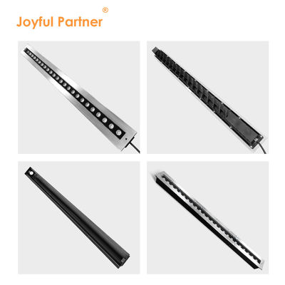 इनग्राउंड रैखिक एलईडी लाइट 1 मीटर लंबाई 24W 48W IP67 आउटडोर गार्डन के लिए रेटेड डीएमएक्स नियंत्रण