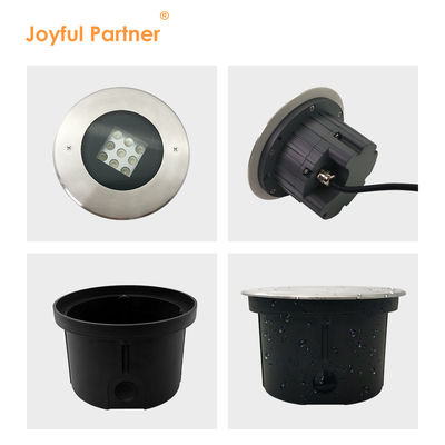 जलरोधक इनग्राउंड अपलाइट एल्यूमीनियम आवास 3500K गर्म सफेद DIA162MM 2 साल की वारंटी