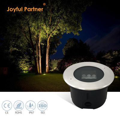 जलरोधक इनग्राउंड अपलाइट एल्यूमीनियम आवास 3500K गर्म सफेद DIA162MM 2 साल की वारंटी