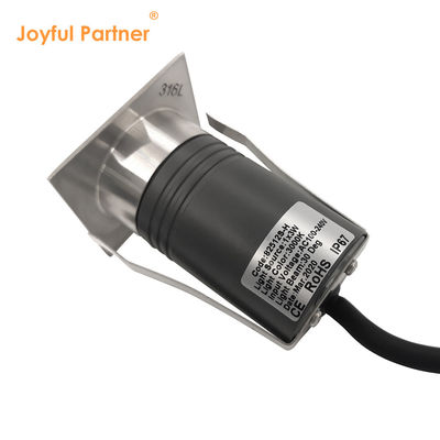 जलरोधक 3000K एलईडी इनग्राउंड अपलाइट अंडरग्राउंड रिसेस्ड फ्लोर लाइटिंग