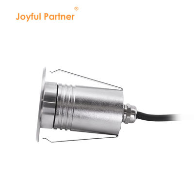मिनी रिसेस्ड 1W 2W एलईडी भूमिगत पूल लाइट IP68 3000k 12V / 24V डीसी