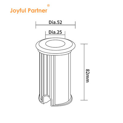 1W IP68 जलरोधक पानी के नीचे रोशनी 316SS 12V 24V एलईडी पूल रोशनी 2700k - 6500k