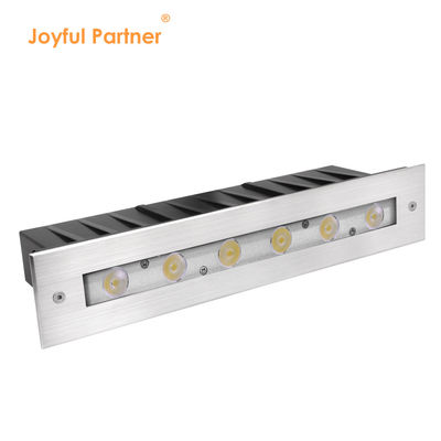 पानी के नीचे रैखिक प्रकाश 316 स्टेनलेस स्टील DMX 512 RGB 12W DC24V असममित लेंस RGB3IN1