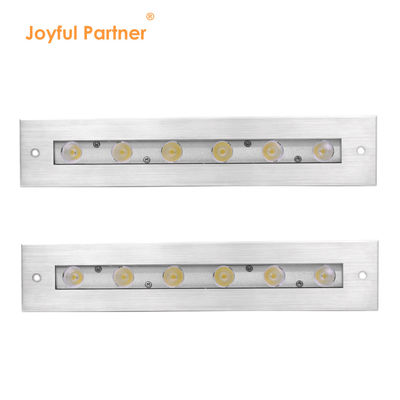 पानी के नीचे रैखिक प्रकाश 316 स्टेनलेस स्टील DMX 512 RGB 12W DC24V असममित लेंस RGB3IN1