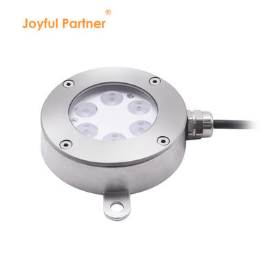 पानी के नीचे एलईडी फव्वारा प्रकाश 6W RGB IP68 जलरोधक फव्वारा प्रकाश 2700k - 6000k