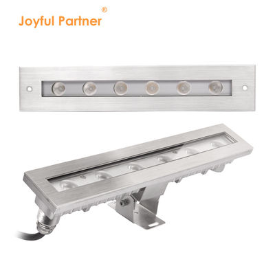 एलईडी अंडरवाटर स्पॉट लाइट IP68 6W 12W RGB3 इन 1 290MM लंबाई माउंटिंग सपोर्ट के साथ