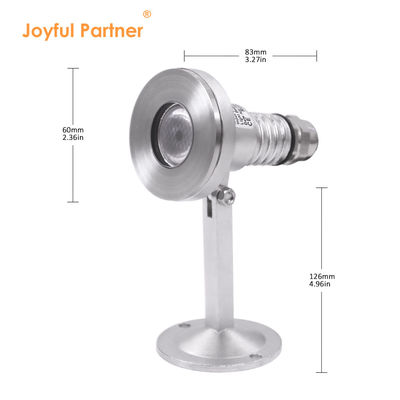 वाटरप्रूफ IP68 स्विमिंग पूल लाइट्स RGB DMX SS 316 LED फाउंटेन लाइटिंग माउंटिंग ब्रैकेट के साथ