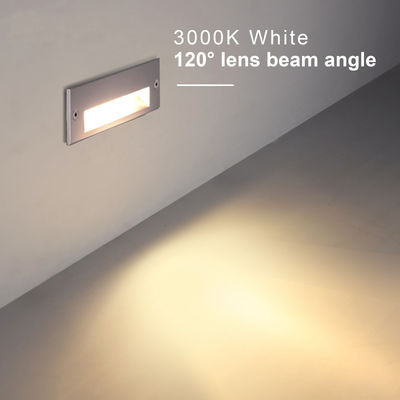 आयत 220V 5W एलईडी वॉल पैक रोशनी IP65 3000K आउटडोर फुटपाथ प्रकाश व्यवस्था