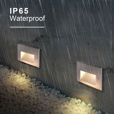 वर्ग IP65 एलईडी रिसेस्ड वॉल लाइट 12V 24V गर्म सफेद एलईडी सीढ़ी दीवार प्रकाश