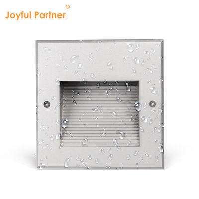 एलईडी रिसेस्ड वॉल लाइट IP65 वाटरप्रूफ स्क्वायर 12V 220V वोल्टेज सीढ़ी के लिए अनुकूलित डिजाइन