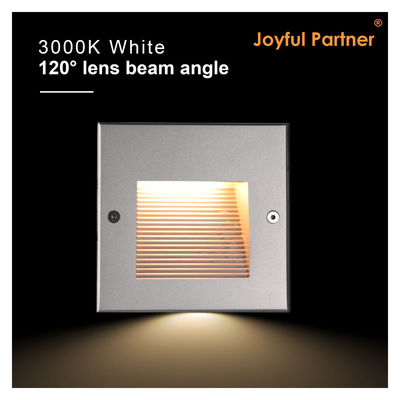 एलईडी रिसेस्ड वॉल लाइट IP65 वाटरप्रूफ स्क्वायर 12V 220V वोल्टेज सीढ़ी के लिए अनुकूलित डिजाइन