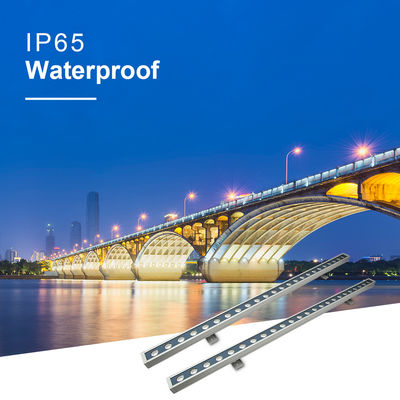 रैखिक एलईडी वॉल वाशर लाइट 9W IP65 एलईडी आरजीबी स्पॉट लाइट्स बिल्डिंग सजावट के लिए