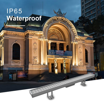 आउटडोर अग्रभाग एलईडी दीवार वाशर प्रकाश 2700K - 6000K भवन सजावट एलईडी रोशनी