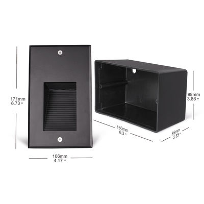 एसएमडी 6W एलईडी रिसेस्ड वॉल लाइट आईपी 65 दफन फर्श लैंप आउटडोर एलईडी कदम रोशनी