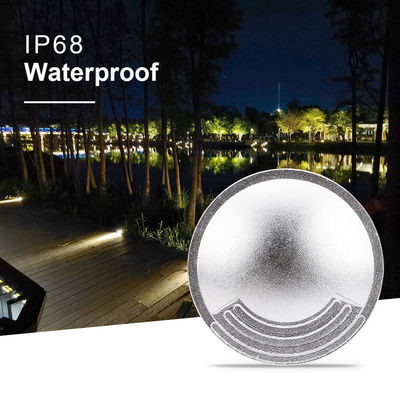 2W IP67 एलईडी इनग्राउंड लाइट्स आउटडोर अल्ट्रा पतला व्यास 55mm SMD एलईडी एल्यूमीनियम आवास के साथ Walkover लाइट्स
