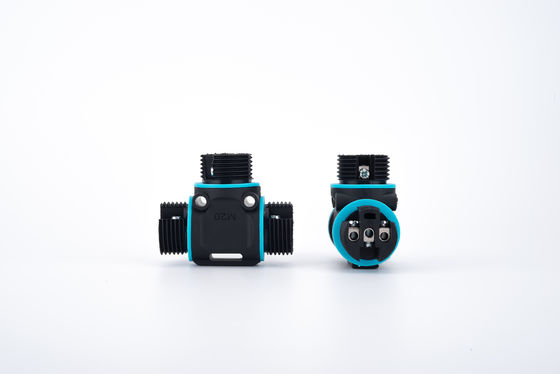 त्वरित स्थापना IP68 जलरोधक प्लास्टिक 2/3 पिन महिला परिपत्र कनेक्टर विद्युत कनवर्टर