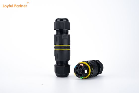 32A 250VAC IP68 वाटरप्रूफ 2 वे कनेक्टर 6 - 12 मिमी डाय वायर केबल कनेक्टर