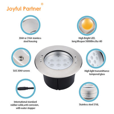 नई आगमन IP68 जलरोधक स्टेनलेस स्टील 316L पनडुब्बी पूल रोशनी 6W सफेद एलईडी अंडरवाटर लैंप