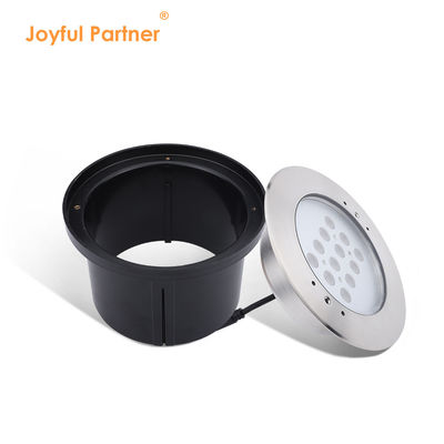 फैक्टरी प्रत्यक्ष IP68 जलरोधक स्टेनलेस स्टील 316L पनडुब्बी पूल लाइट्स 12W एलईडी इनग्राउंड अपलाइट