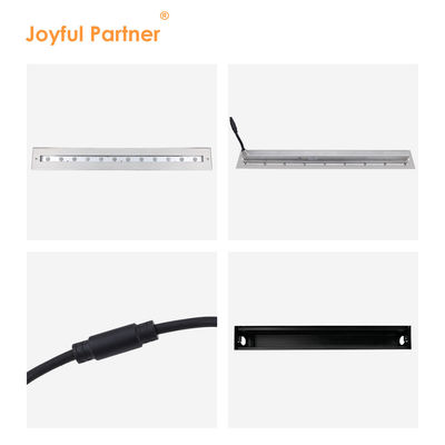 उच्च गुणवत्ता वाले आयत उज्ज्वल असममित बीम IP68 SS316L पानी के नीचे प्रकाश रैखिक दीवार वॉशर एलईडी स्विमिंग पूल प्रकाश