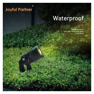 स्पाइक या एल्यूमीनियम माउंटिंग बेस के साथ आउटडोर प्रकाश छोटे एलईडी गार्डन स्पॉटलाइट